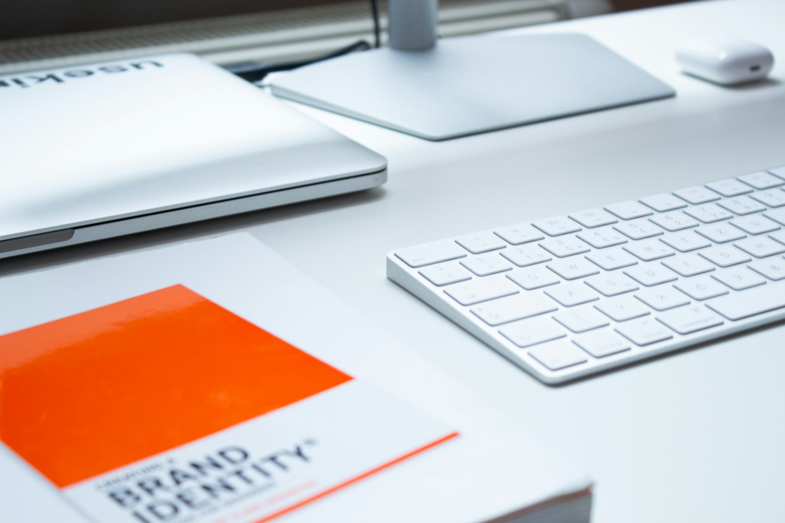 Modern workspace with a laptop ready for building a website